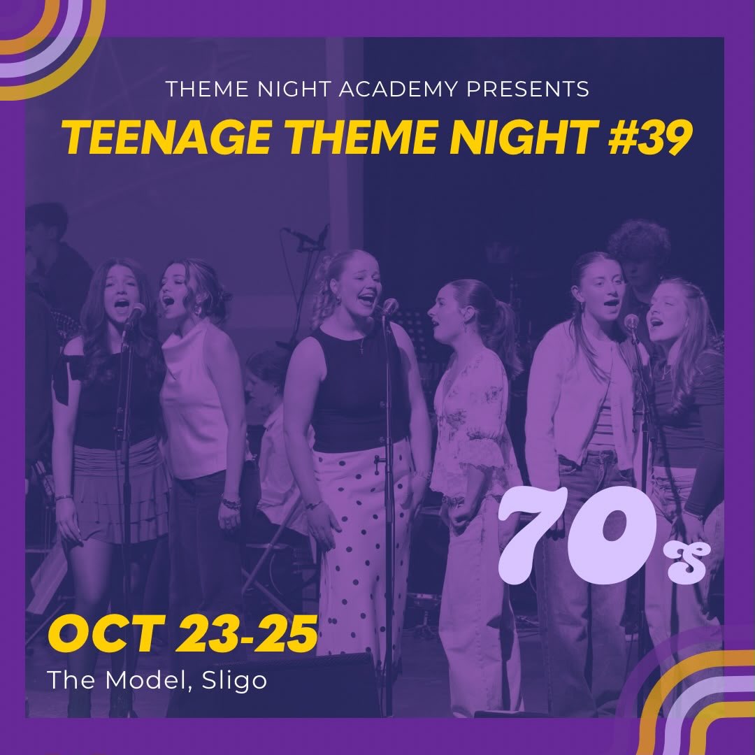 🎶 TTN #39 - THEME REVEALED! 🎶

Get ready to travel back to the 70s 🕺💃 as TTN #39 hits @modelsligo on October 23rd, 24th & 25th!

Expect iconic hits from Billy Joel, Dolly Parton, ABBA, Elton John and plenty more! 🎤🎸🪩

📩 6th Years: Check your emails now and send in your song choice by Friday, 25th October!

🎶 4th & 5th Years: Start thinking about the songs you’d love to perform at next month’s event!

Get ready for a night of 70s classics, big tunes and even bigger performances! 🪩✨

#TTN39 #The70s