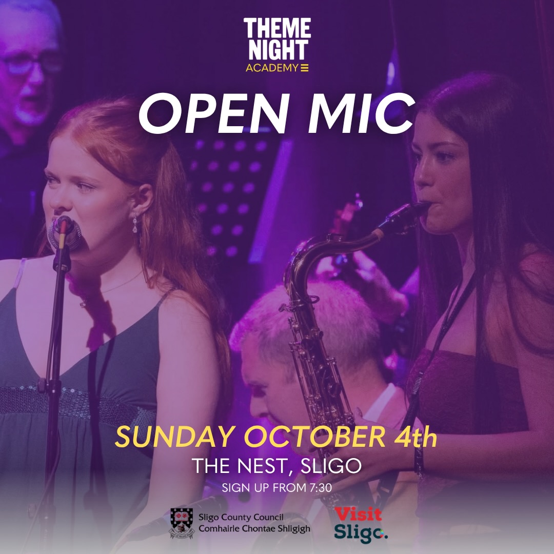 🚨SAVE THE DATE 🚨Our next Open Mic event is here!

We’re back next Sunday 4th Oct with the second Open Mic of the term - this time at @thenestsligo - a fresh venue, as requested by you guys.

Attendance and participation is free but you must secure your spot with a ticket via the link in bio 🔗

NOTE: Any instrumentalists hoping to pair up with other teens to perform at this one - keep an eye on your email as we will be in touch. Similarly it you want to perform but aren’t sure how to go about it just get in touch with us here and we’ll sort something for you, the more the merrier 🙌

Open to all 4th, 5th & 6th Years. See you then!

#themenightacademy #sligo #openmic #youth #irish