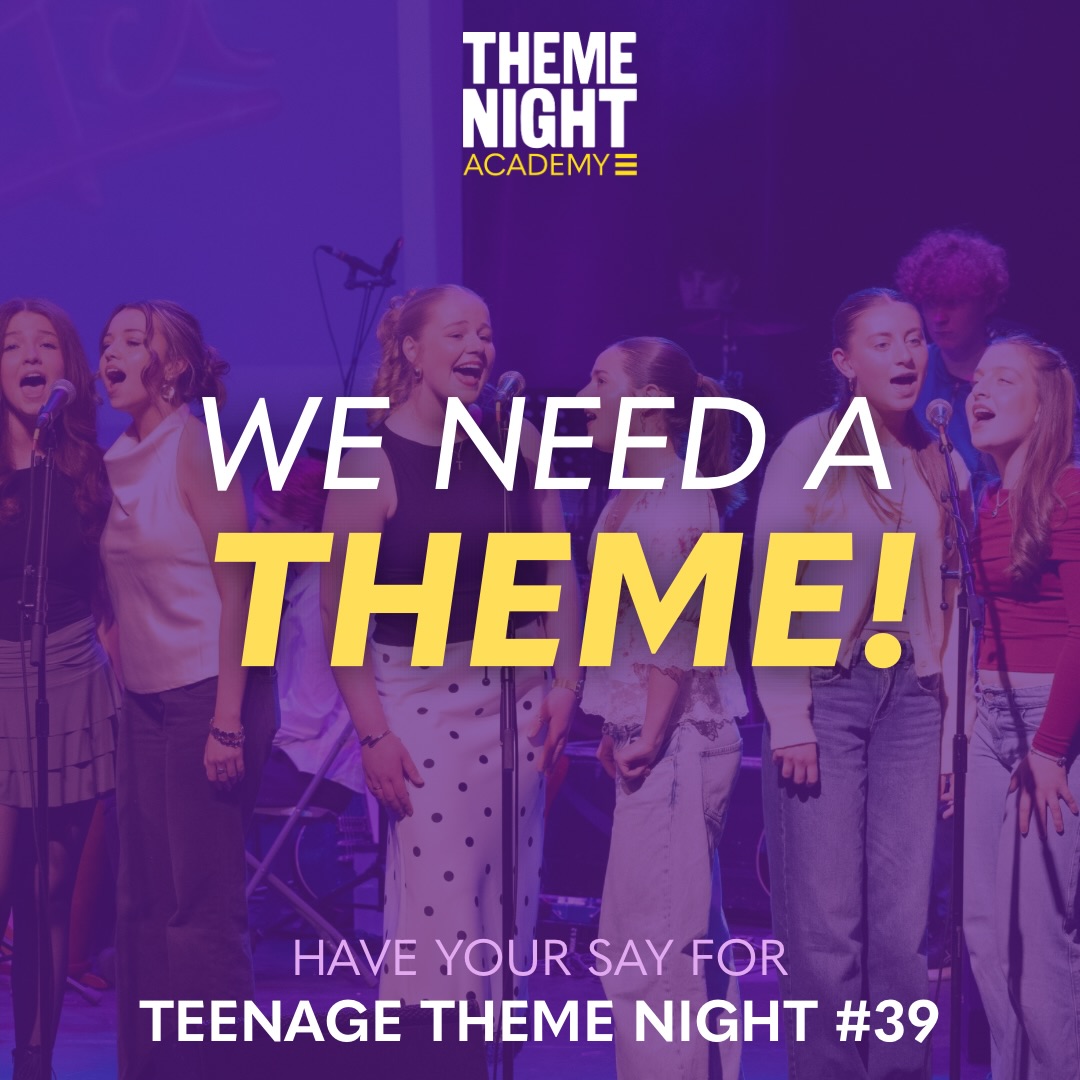 Are you registered?

The committee have been working on a shortlist of potential themes for our first Teenage Theme Night of the year - and this time you get to have your say.

Keep an eye on your email to VOTE for the theme you want to see on the lineup this October.
Remember - you MUST be registered with your Permission Forms to receive our emails - so make sure your parent/guardian has completed yours and we’ll be in touch.

It’s time to have your say!

#themenightacademy #themenights #sligo #irish #youth